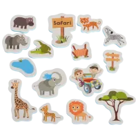 Игрушки для ванной Moni Puzzle Safari от 0 месяцев