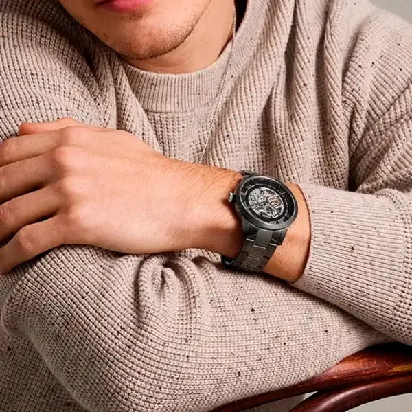 Ceas de mână pentru bărbați FOSSIL ME3268 Mecanic / 44 mm photo 3