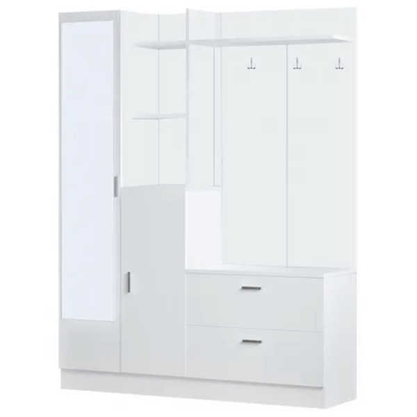 Dulap pentru antreu Trendy Sala Stand DD5 PAL melaminat / White photo 1