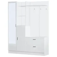 Dulap pentru antreu Trendy Sala Stand DD5 PAL melaminat / White