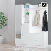 Dulap pentru antreu Trendy Sala Stand DD5 PAL melaminat / White photo 3