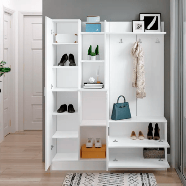 Dulap pentru antreu Trendy Sala Stand DD5 PAL melaminat / White photo 5