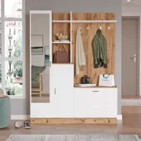 Dulap pentru antreu Trendy Sala Stand DD5 PAL melaminat / White photo 2