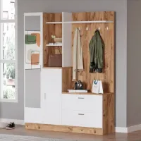 Dulap pentru antreu Trendy Sala Stand DD5 PAL melaminat / White photo 4