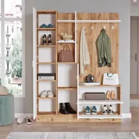 Dulap pentru antreu Trendy Sala Stand DD5 PAL melaminat / White photo 5