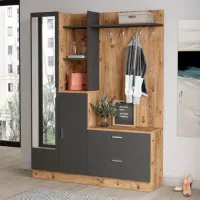Dulap pentru antreu Trendy Sala Stand DD5 PAL melaminat / Antracit photo 3