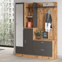 Dulap pentru antreu Trendy Sala Stand DD5 PAL melaminat / Antracit photo 4