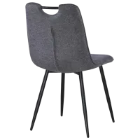 Scaun de bucătărie Fabrik Home KIP Țesătură/ Gray Black photo 4