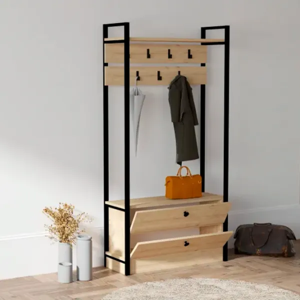 Шкаф для прихожей Trendy Sala Stand Manolya ДСП меламин / Сапфировый дуб photo 3