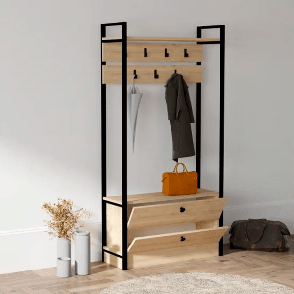 Шкаф для прихожей Trendy Sala Stand Manolya ДСП меламин / Сапфировый дуб photo 3