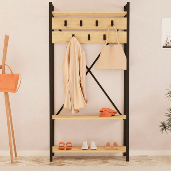 Dulap pentru antreu Trendy Sala Stand Alfa  / Sapphire Oak photo 5