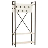 Dulap pentru antreu Trendy Sala Stand Alfa  / White