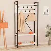 Dulap pentru antreu Trendy Sala Stand Alfa / White photo 3