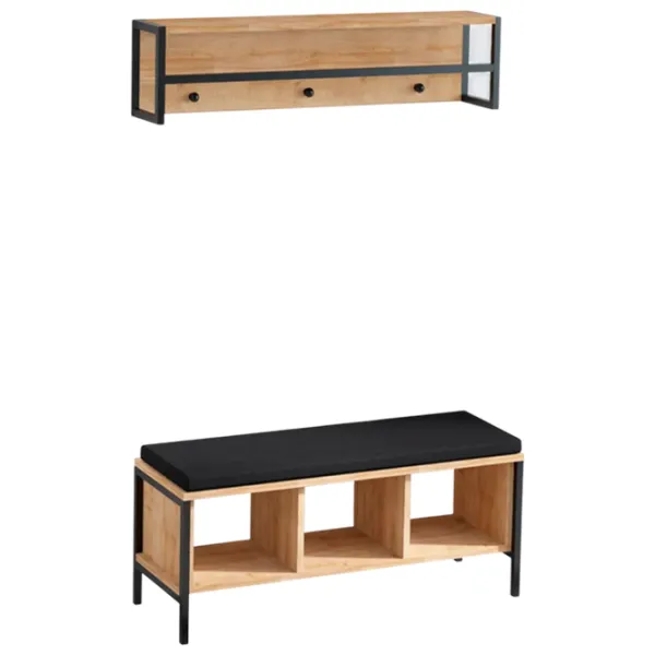 Set pentru antreu Trendy Sala Stand Shana PAL melaminat / Oak photo 1