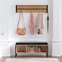 Set pentru antreu Trendy Sala Stand Shana PAL melaminat / Oak photo 3