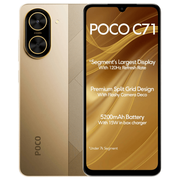 Poco C71 4G 4 ГБ/ 128 ГБ/ Dual SIM/ Золото  photo 1