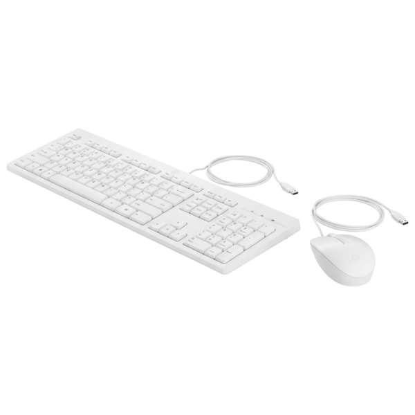 Tastatura & Mouse HP 225 Kit Cu fir / White photo 2