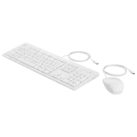 Tastatura & Mouse HP 225 Kit Cu fir / White photo 2