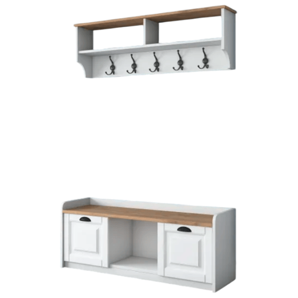 Комплект для прихожей Trendy Sala Stand P2 ДСП меламин / White photo 1
