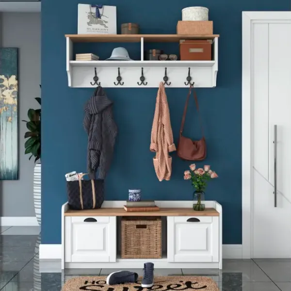 Комплект для прихожей Trendy Sala Stand P2 ДСП меламин / White photo 2