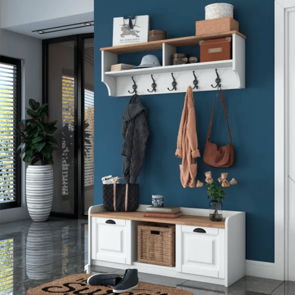 Комплект для прихожей Trendy Sala Stand P2 ДСП меламин / White photo 3