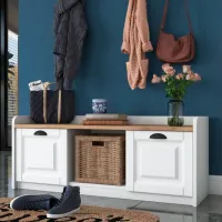 Set pentru antreu Trendy Sala Stand P2 PAL melaminat / White photo 4