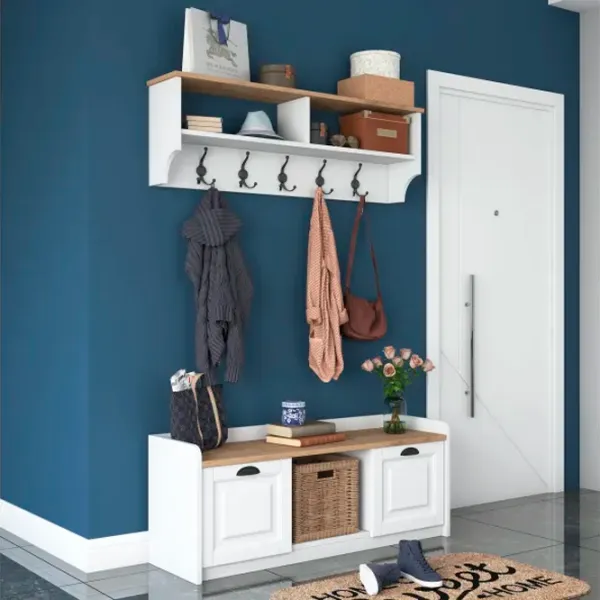 Комплект для прихожей Trendy Sala Stand P2 ДСП меламин / White photo 10