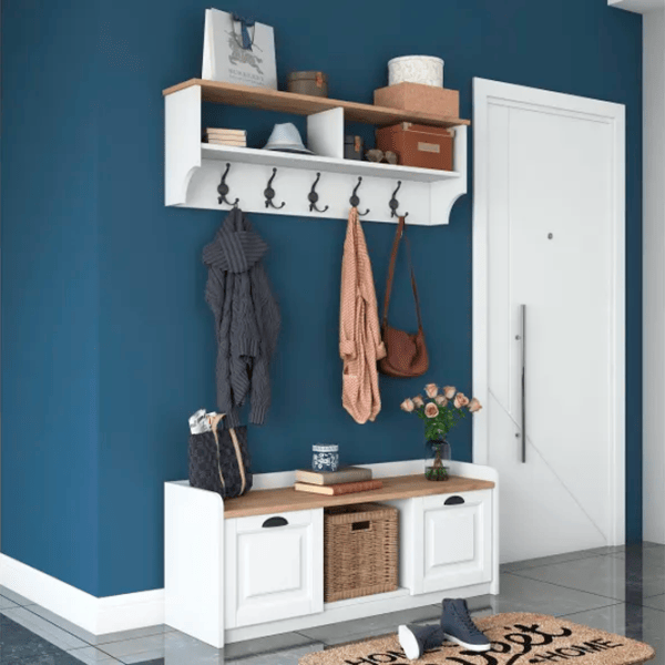 Комплект для прихожей Trendy Sala Stand P2 ДСП меламин / White photo 10