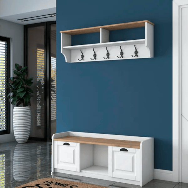 Комплект для прихожей Trendy Sala Stand P2 ДСП меламин / White photo 11