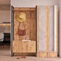 Dulap pentru antreu Trendy Sala Stand ML17-A PAL melaminat / Pine photo 3