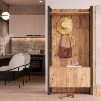 Dulap pentru antreu Trendy Sala Stand ML17-A PAL melaminat / Pine photo 4