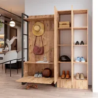 Dulap pentru antreu Trendy Sala Stand ML17-A PAL melaminat / Pine photo 5