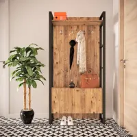 Dulap pentru antreu Trendy Sala Stand ML13-A PAL melaminat / Pine photo 3