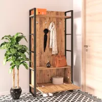 Dulap pentru antreu Trendy Sala Stand ML13-A PAL melaminat / Pine photo 5