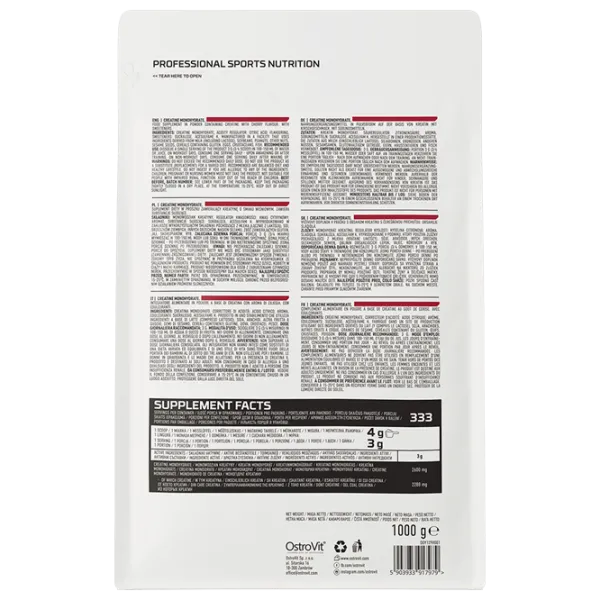 Креатин OstroVit Creatine Monohydrate () 1000 г photo 3
