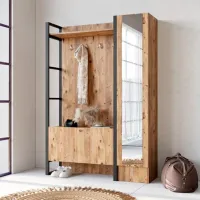 Dulap pentru antreu Trendy Sala Stand ML15-A PAL melaminat / Pine photo 3