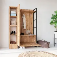 Dulap pentru antreu Trendy Sala Stand ML16-A PAL melaminat / Pine photo 4
