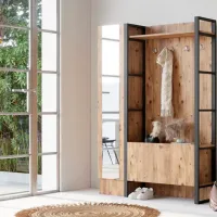Dulap pentru antreu Trendy Sala Stand ML16-A PAL melaminat / Pine photo 5