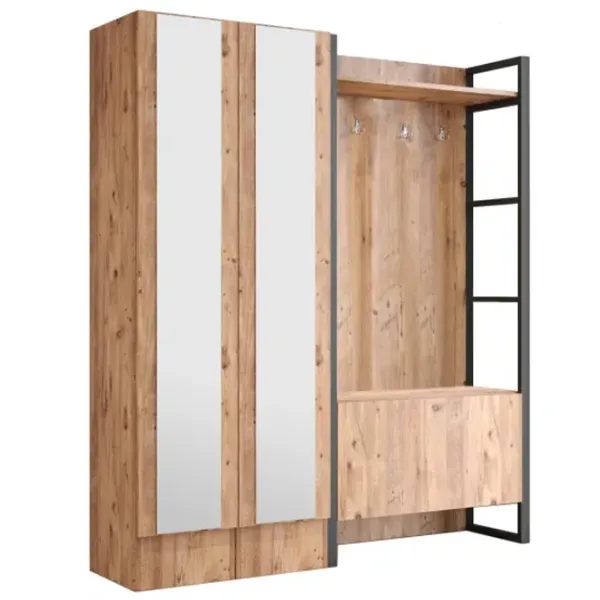 Dulap pentru antreu Trendy Sala Stand ML18-A PAL melaminat / Pine photo 1