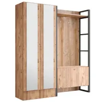 Dulap pentru antreu Trendy Sala Stand ML18-A PAL melaminat / Pine