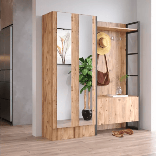 Dulap pentru antreu Trendy Sala Stand ML18-A PAL melaminat / Pine photo 2