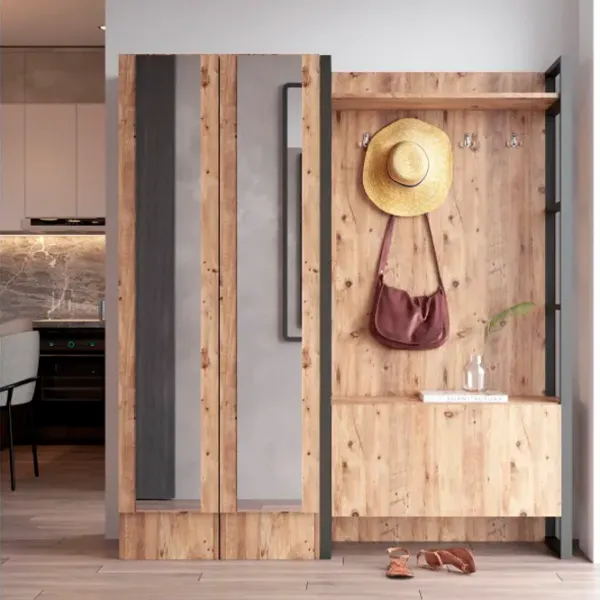Dulap pentru antreu Trendy Sala Stand ML18-A PAL melaminat / Pine photo 3