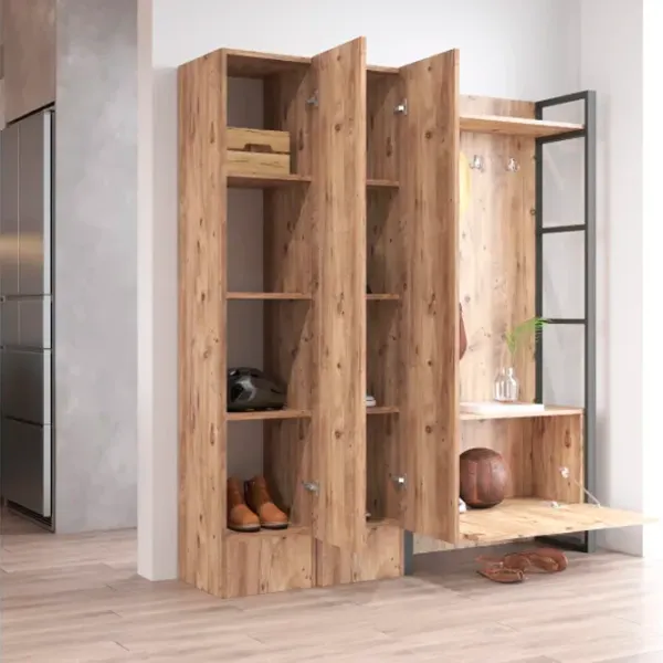 Dulap pentru antreu Trendy Sala Stand ML18-A PAL melaminat / Pine photo 4