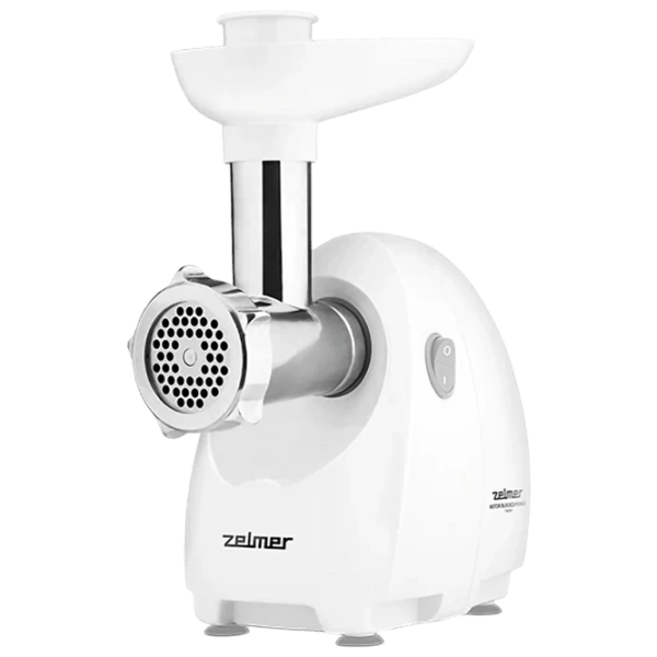 Mașină de tocat carne ZELMER ZMM4050B 1900 W / 2.5 kg/min / White photo 1