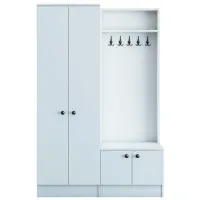 Dulap pentru antreu Trendy Sala Stand M11 PAL melaminat / White