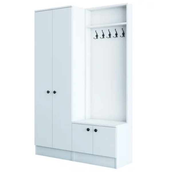 Dulap pentru antreu Trendy Sala Stand M11 PAL melaminat / White photo 2