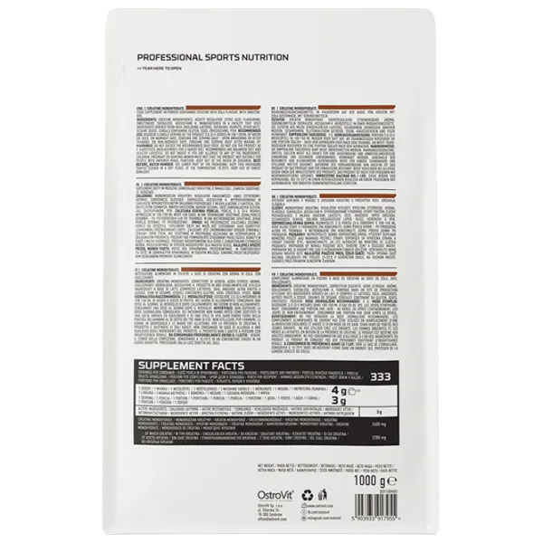 Креатин OstroVit MONOHYDRATE () 1000 г photo 3