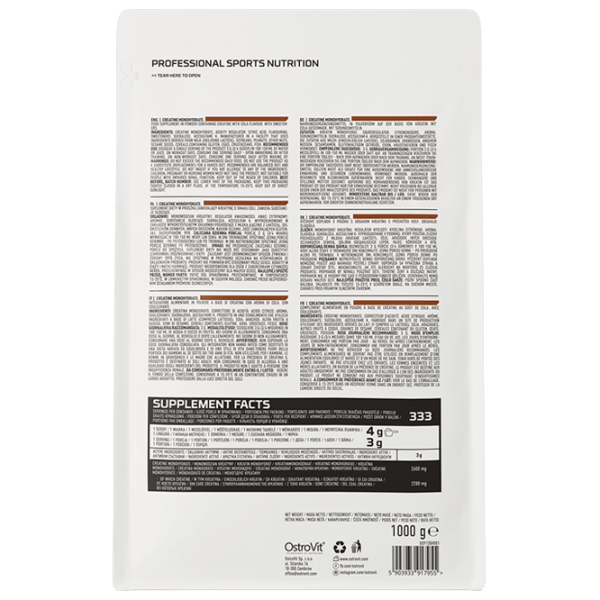 Креатин OstroVit MONOHYDRATE () 1000 г photo 3