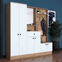Dulap pentru antreu Trendy Sala Stand P6 - M3 PAL melaminat / White photo 7