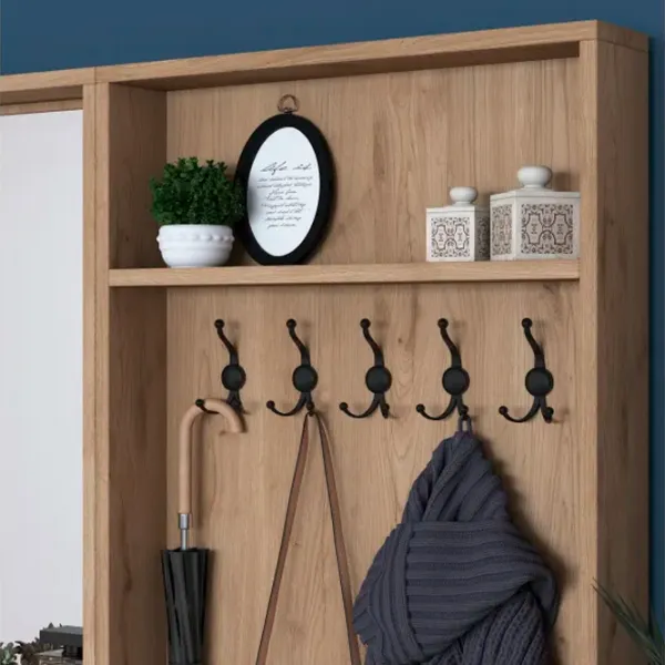 Dulap pentru antreu Trendy Sala Stand P6 - M3 PAL melaminat / White photo 8